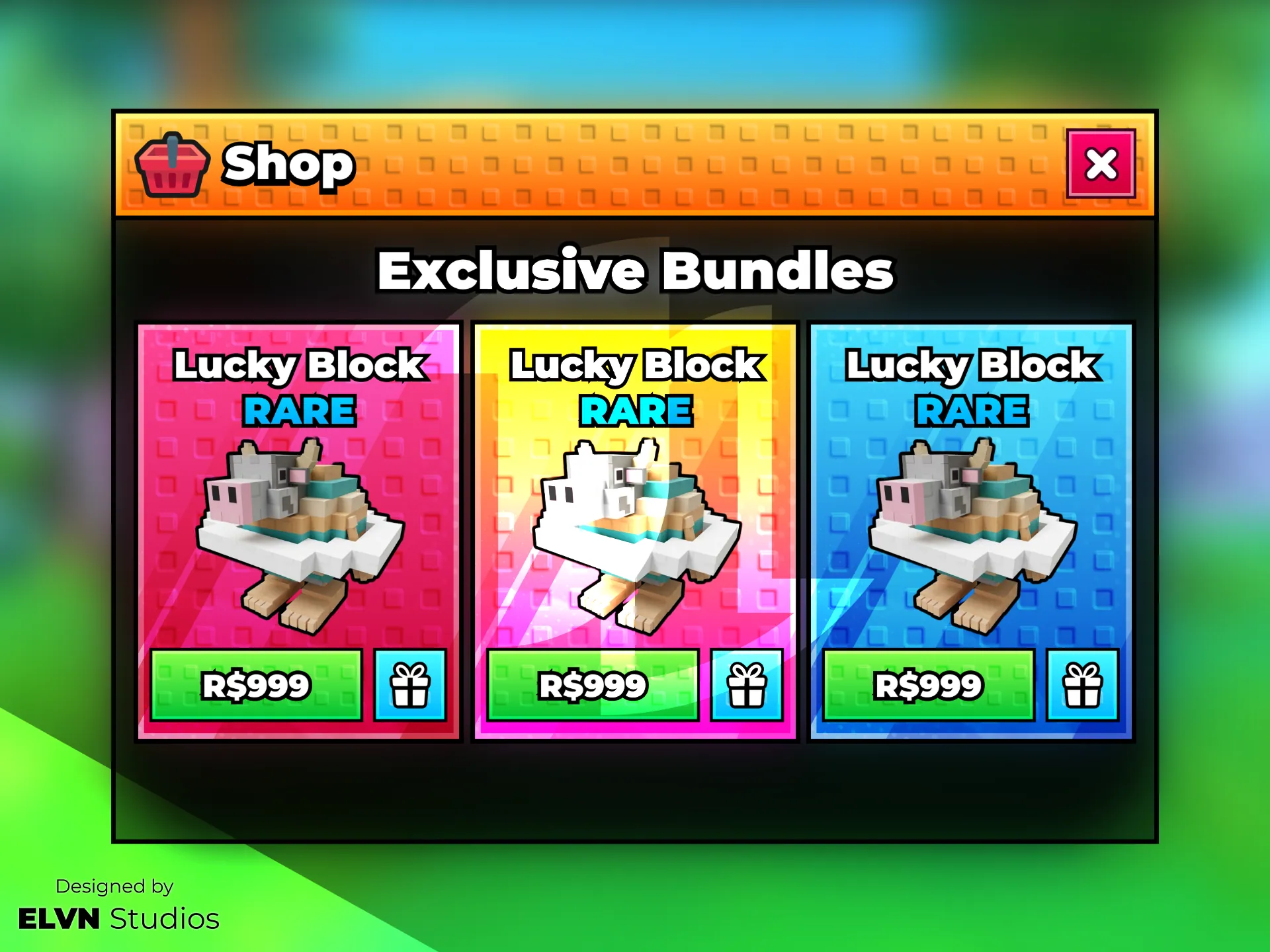 Studded Glow Gamepass Shop — Exclusive Bundles