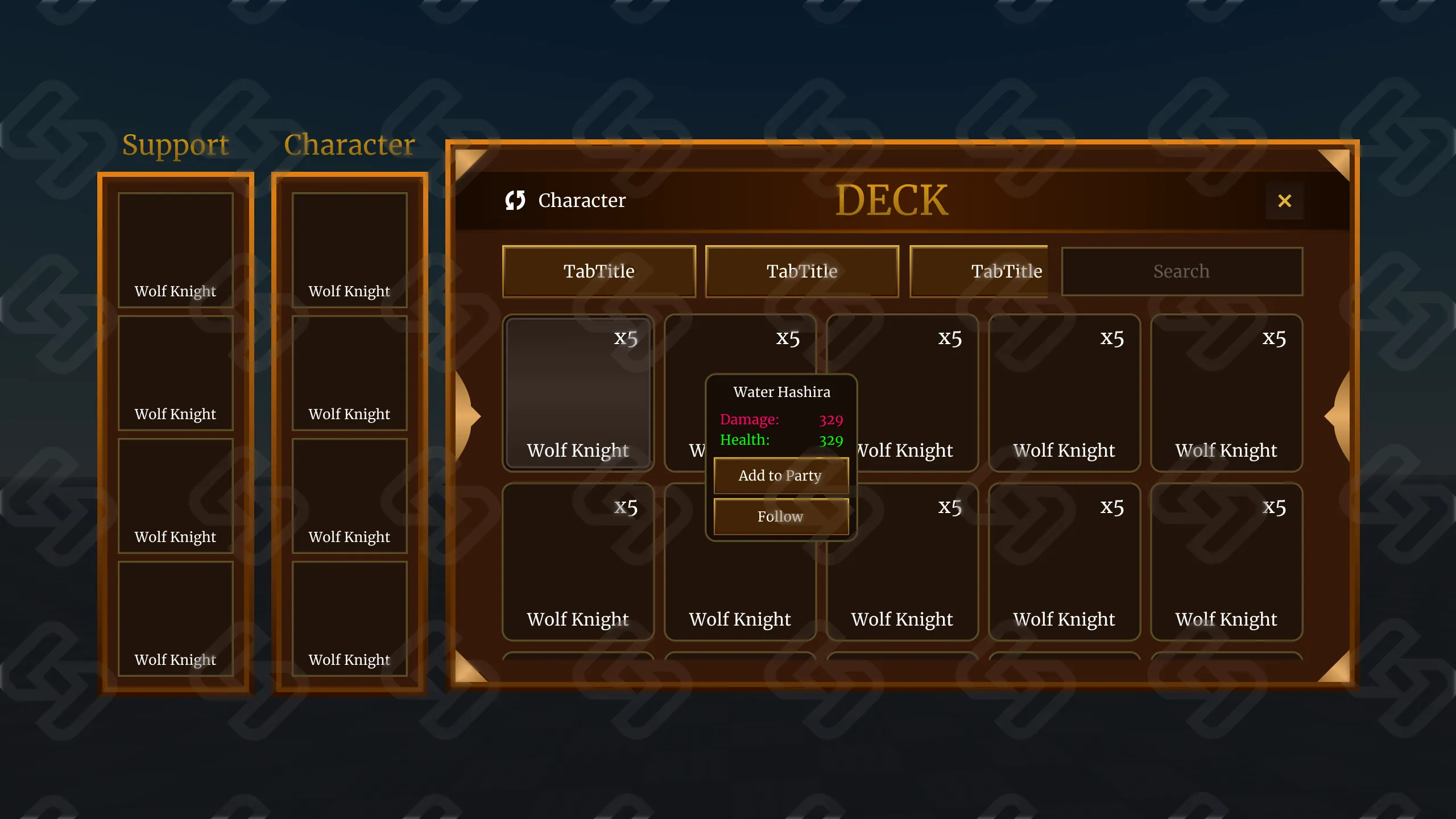 Bannerfall — Deck