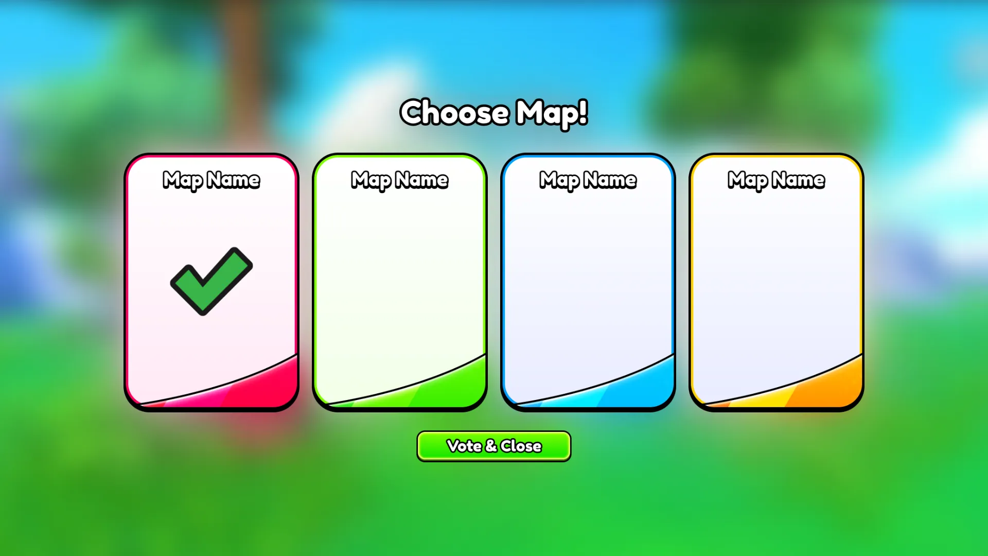 Candy Bar 3 Light Mode — Choose Map