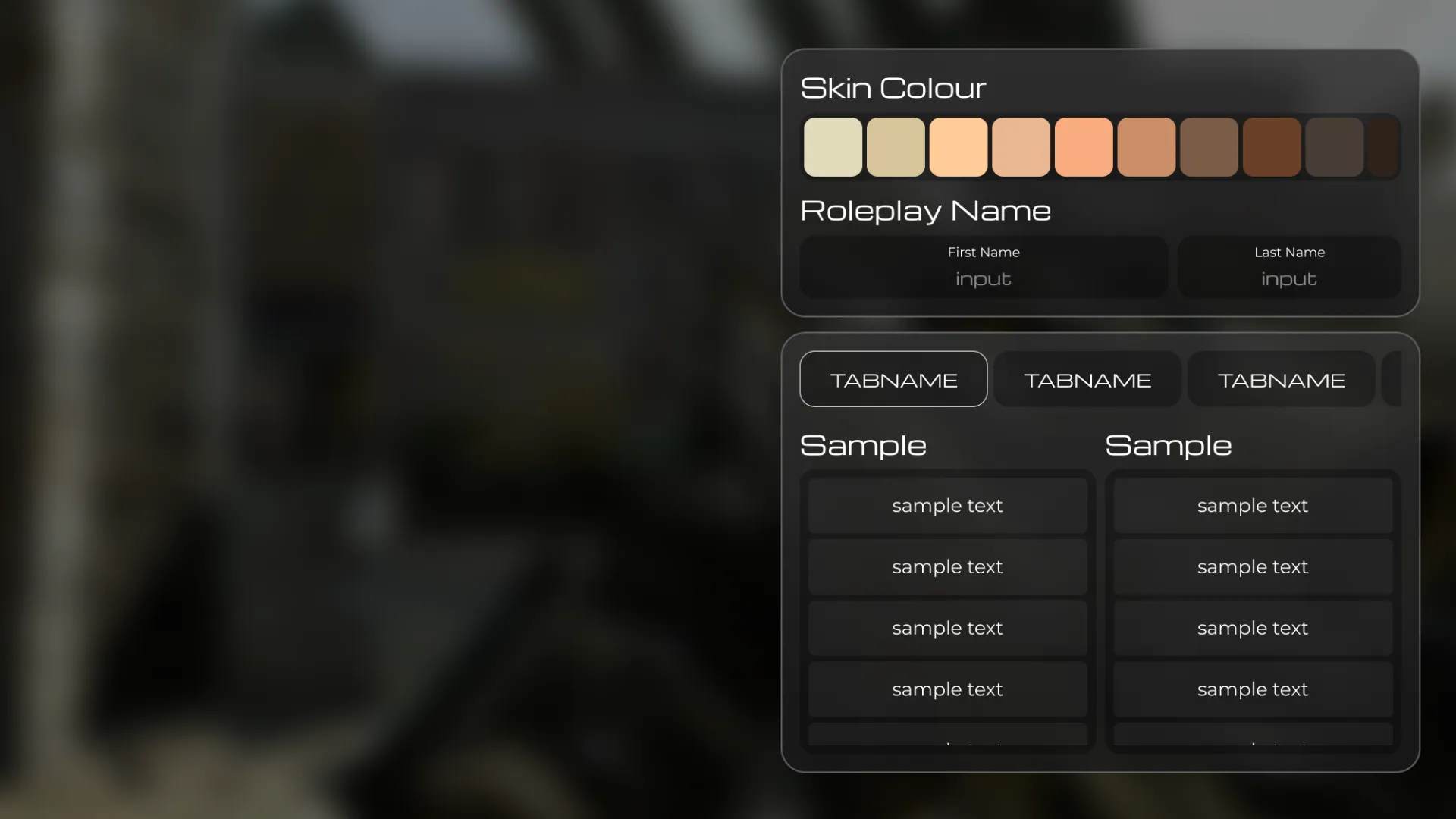 Vanguard — Character Creation