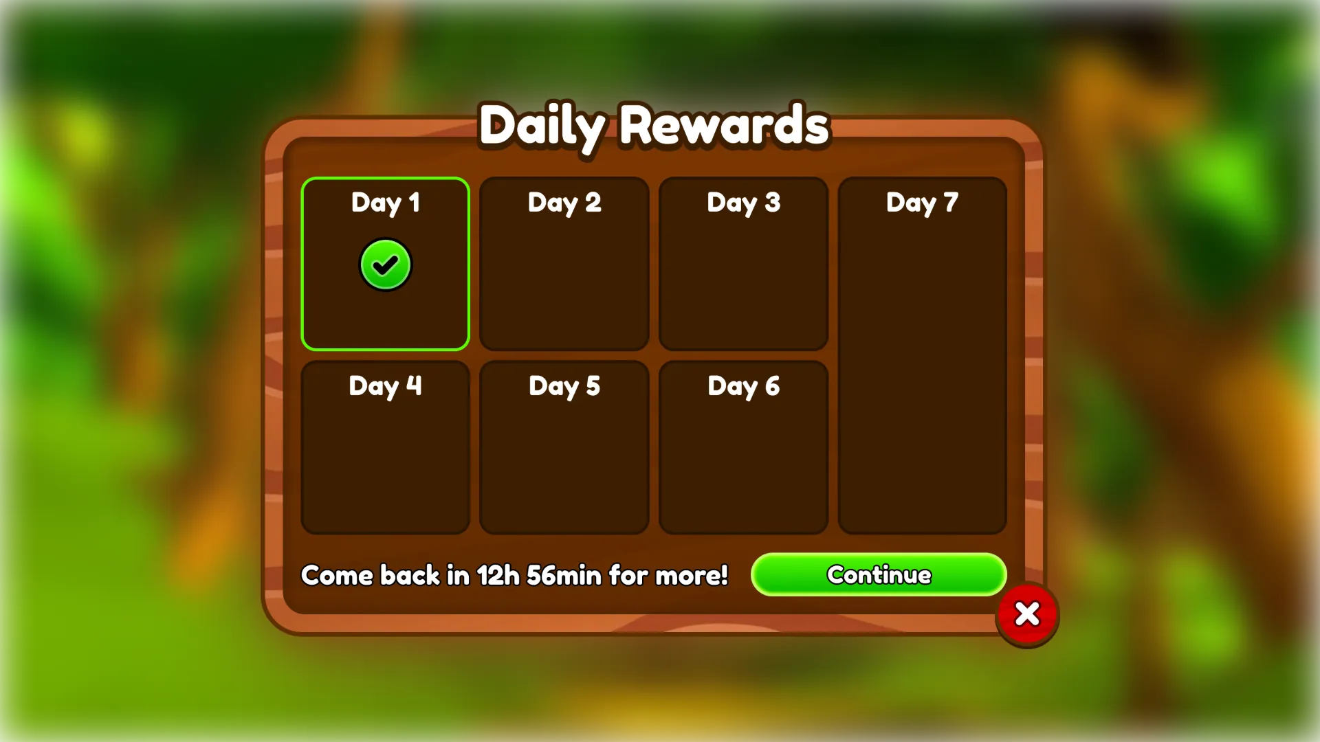 Oakfield — Daily Rewards