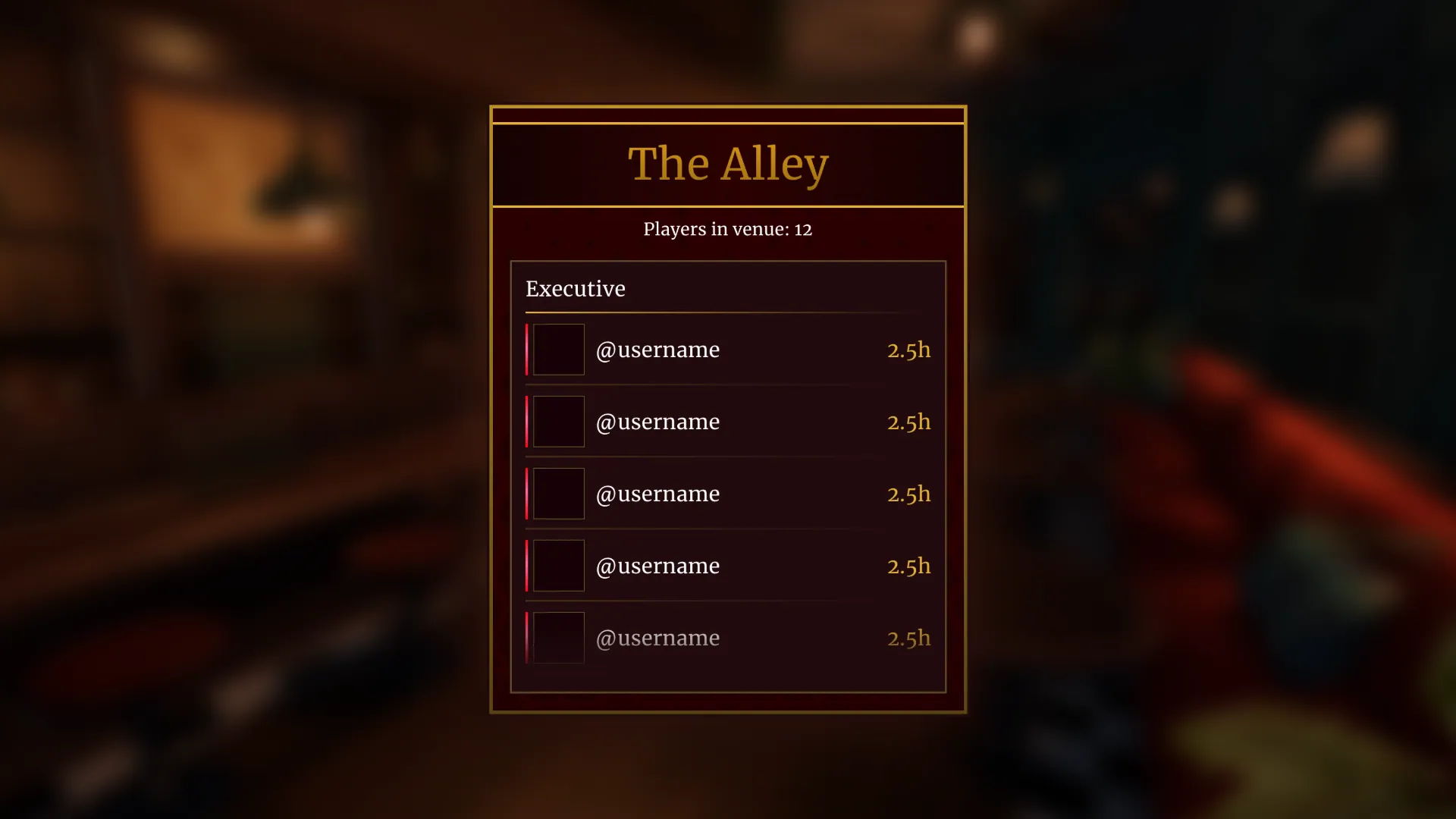 The Alley — Venue
