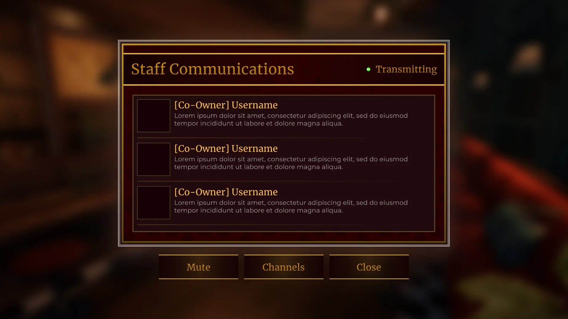 The Alley — Staff Communications