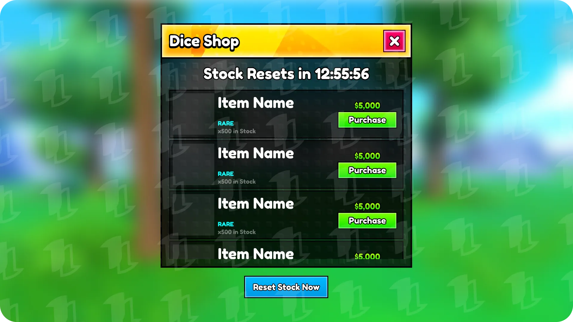 Dark Studded Glow — Dice Shop