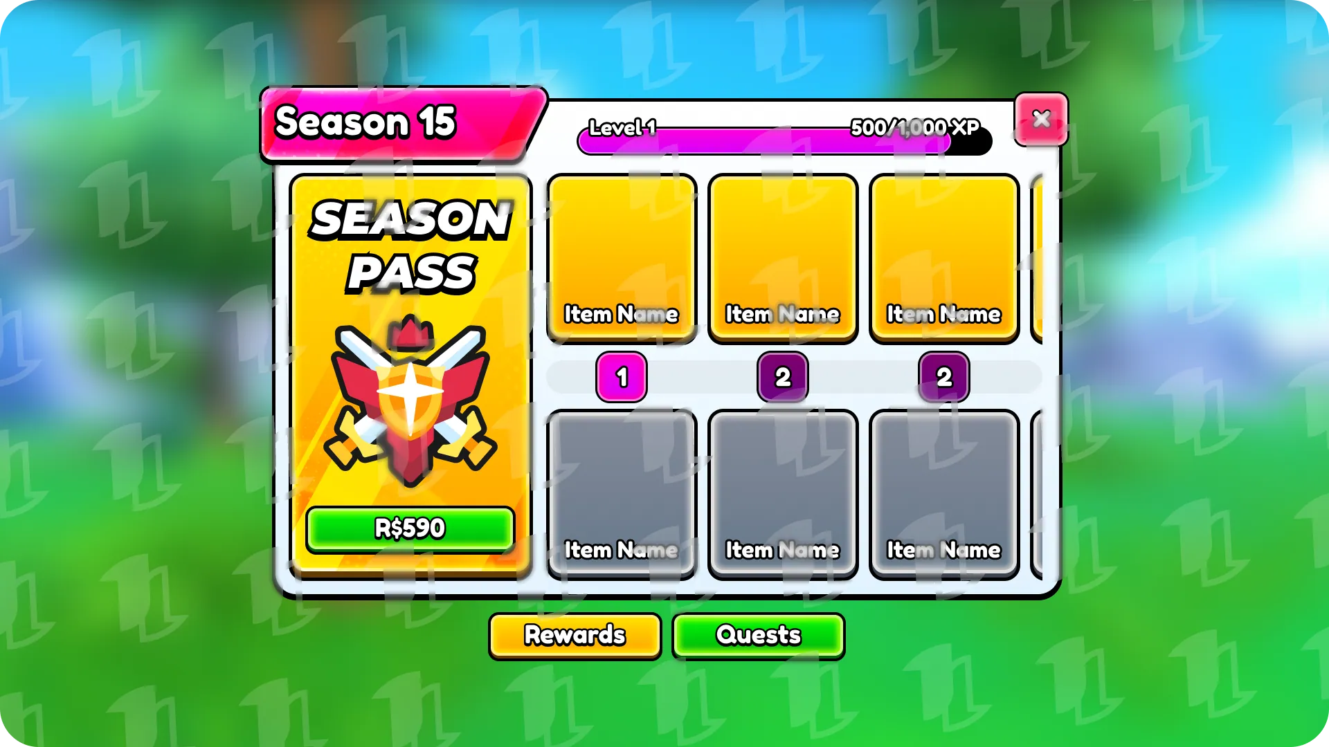 Candy Bar Light Mode — Season Pass