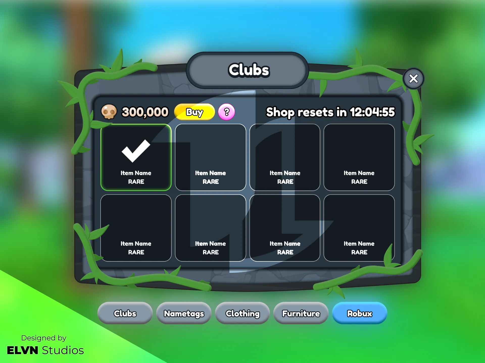 Rock Nature Theme — Clubs