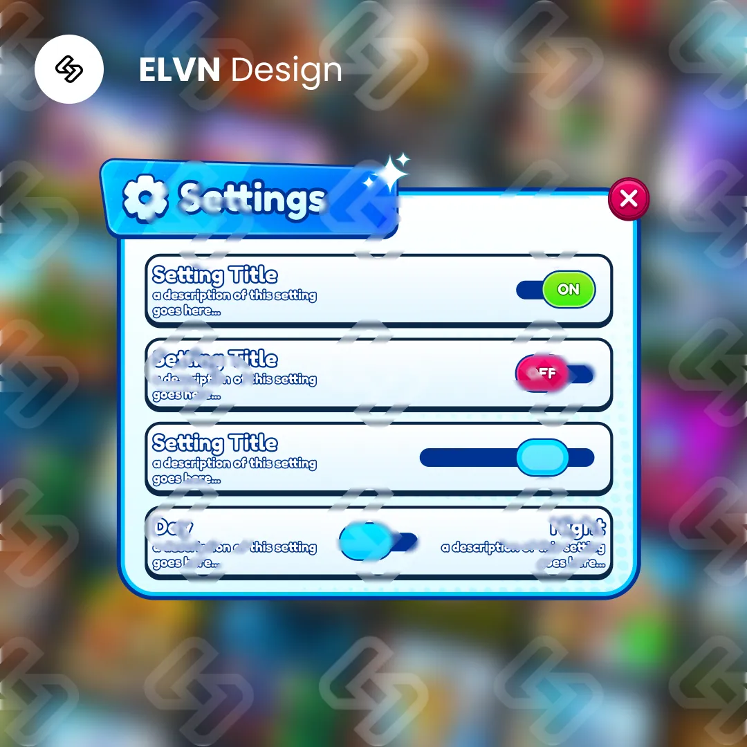 Neon Edge Candy Bar — Settings