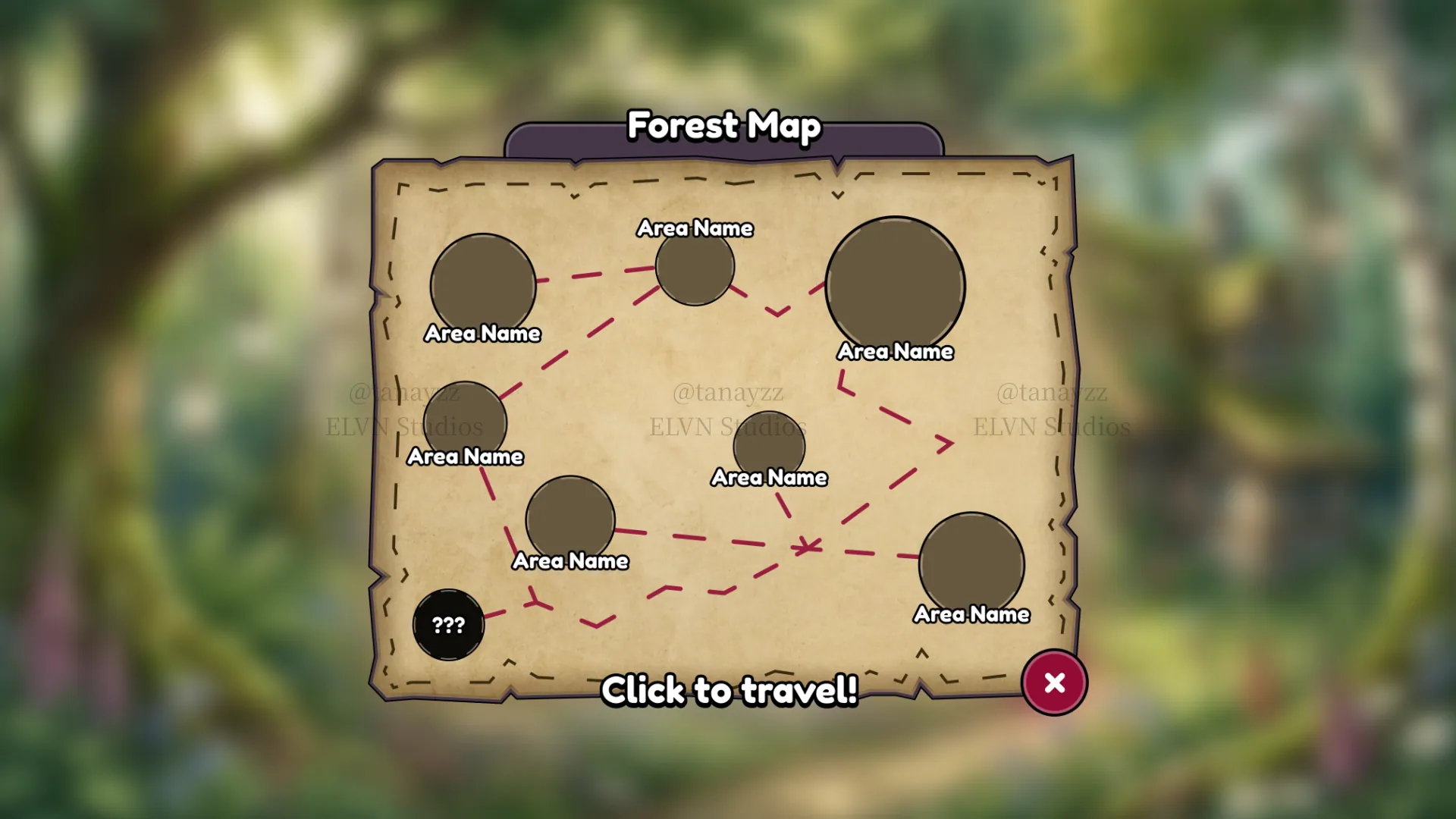 Glade & Grimoire — Forest Map