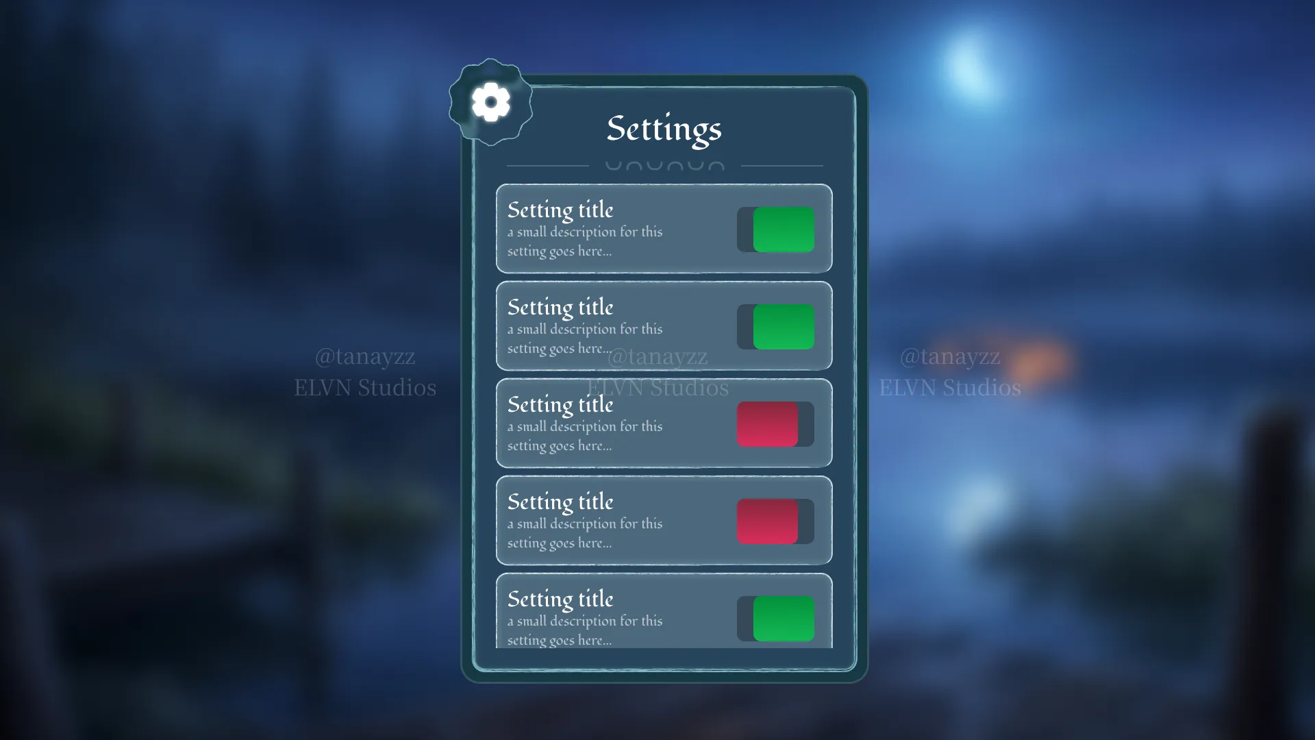 Lure & Lore — Settings